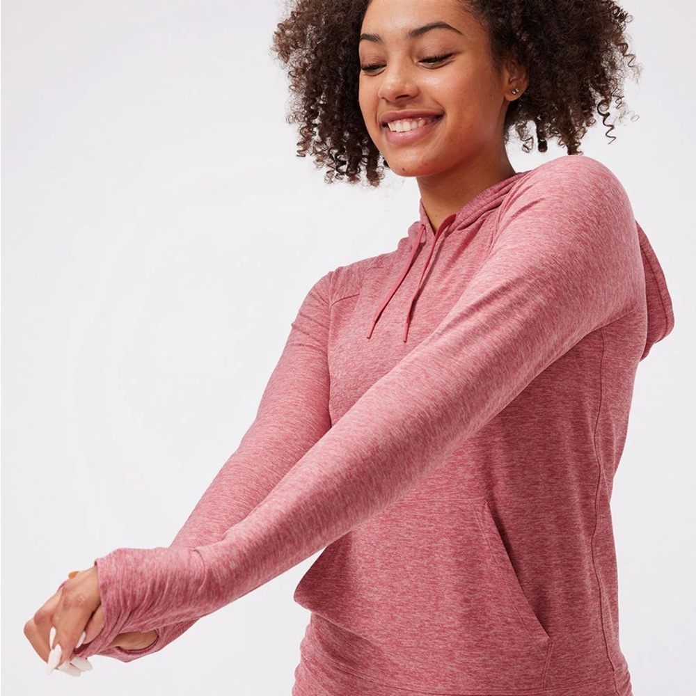 Outdoor Voices Desert Rose Cloudknit Hoodie